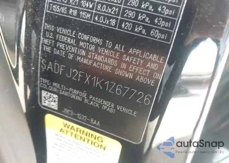 2019 Jaguar E-Pace S from USA, damaged, VIN SADFJ2FX1K1Z67726